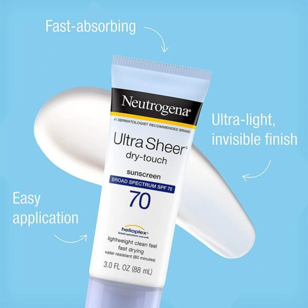 خرید ضد آفتاب اولترا شیر بی رنگ نوتروژنا SPF 70 از بارین شاپ